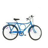 Bicicleta Barra Circular Monark Aro 26 Freio Vbreak Azul