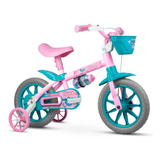 Bicicleta Bicicletinha Infantil Aro 12 Menina Charm Nathor