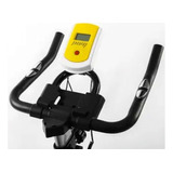 Bicicleta Bike Ergométrica Para Spinning Preta E Amarela Cor Amarelo/preto