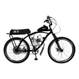 Bicicleta Bike Motorizada Banco Xr + Kit Motor 80cc Moskito Cor Preto Tamanho Do Quadro 17