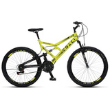 Bicicleta Colli Gps Neon Amarela Aro