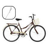 Bicicleta Com Garupa Passageiro + Cestinha