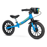 Bicicleta De Equilíbrio Balance Azul Nathor