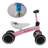 Bicicleta De Equilíbrio Infantil 4 Rodas Sem Pedal Cor 