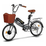 Bicicleta Elétrica Dobrável Aro 20