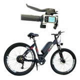Bicicleta Elétrica Duos City 26 350w Bateria Lítio Removível Cor Preto