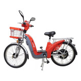 Bicicleta Elétrica Duos E-maxx 350 W 48v 12ah Cor Vermelho