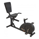 Bicicleta Ergométrica Polimet Bh-3800 Horizontal Cor Preto