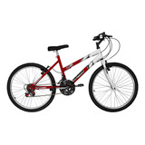 Bicicleta Feminina Aro 24 Bicolor Adulto