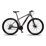 Bicicleta Gts Dexter 24v Aluminio Aro 29 Freio A Disco Cor Grafite Com Preto Tamanho Do Quadro 19