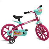 Bicicleta Infantil Aro 14 Game Bandeirante Meninas E Meninos