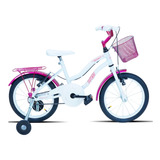 Bicicleta Infantil Aro 16 Com Cestinha