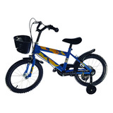 Bicicleta Infantil Aro 16 Com Cestinha