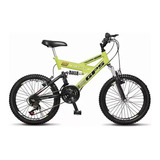 Bicicleta Infantil Colli Gps20, Aro 20, 21 Marchas, Quadro D Cor Verde