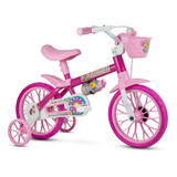 Bicicleta Infantil Com Roda Treinamento Flower