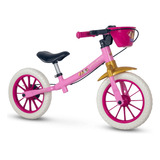 Bicicleta Infantil Equilíbrio Balance Nathor 12 Princesas