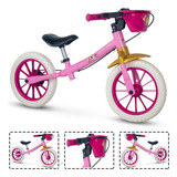 Bicicleta Infantil Equilíbrio Balance Nathor Disney Aro 12