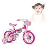 Bicicleta Infantil Feminina Aro12 Com Rodinha