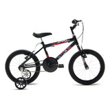Bicicleta Infantil Infantil Bkl Bikes Sport Junior Aro 16 Cor Preto Com Rodas De Treinamento