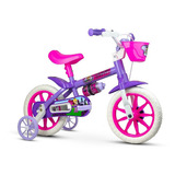 Bicicleta Infantil Menina Nathor Violet Aro