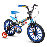 Bicicleta Infantil Para Menino Aro 16 Tech Boys Nathor