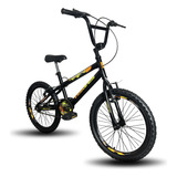 Bicicleta Infantil Preto Vellares By Colli Krazy Boy Aro 20 Cor Preto Fosco Tamanho Do Quadro 13
