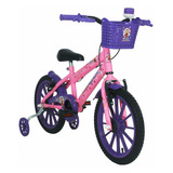 Bicicleta Infantil Rosa Menina Aro 16
