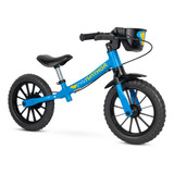Bicicleta Infantil Sem Pedal Equilíbrio Balance Bike Azul 