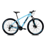 Bicicleta Ksw Aro 29 Modelo Xlt Cambios Shimano 24v C/ Trava Cor Azul Tamanho Do Quadro 17