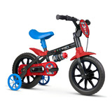 Bicicleta Mechanic Aro 12 - Nathor Cor Preto/vermelho Tamanho Do Quadro Aço