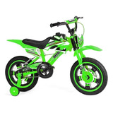 Bicicleta Moto Bike Infantil Aro 16 C/ Rodinha Menino