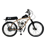 Bicicleta Motorizada Andes Bikes 80 Cc 17 Beige