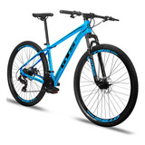 Bicicleta Mtb Gts Feel Glx Aro 29 17 24v Freios De Disco Mecânico Cor Azul