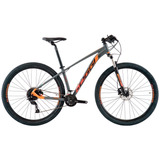 Bicicleta Oggi Big Wheel 7.0 2023 Aro 29 G-19 18v Freios De Disco Hidráulico Câmbios Shimano Cor Cinza/laranja