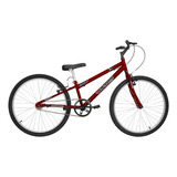 Bicicleta Para Passeio Rebaixada Com Freios V Break Aro 26 Cor Vermelho