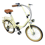 Bicicleta Retro Vintage Aro 20 Tipo Monareta Drx Bike