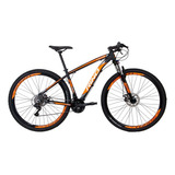 Bicicleta Rino Aro 29 Shimano 24v C/ Trava Hidraulico Cor Preto/laranja Tamanho Do Quadro 21