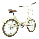 Bicicleta Tipo Monareta Antiga Retro Vintage Rma Exclusiva Cor Creme