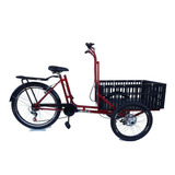 Bicicleta Triciclo De Carga Dianteira - 7 Marchas - 6 Cores*