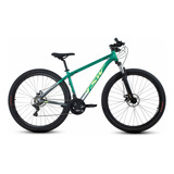 Bicicleta  Tsw Mountain Bike Ride 2021 Aro 29 L-19  21v Freios De Disco Mecânico Câmbios Shimano Cor Verde/amarelo