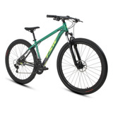 Bicicleta Tsw Mountain Bike Ride 2021 Aro 29 S-15.5 21v Freios De Disco Mecânico Câmbios Shimano Cor Verde/amarelo