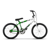 Bicicleta Urbana Ultra Bikes Bike Aro 20 Bicolor Freios V-brakes Cor Verde Kw/branco