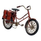 Bicicleta Vermelha 2 Bolsas Miniatura 24