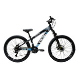 Bicicleta Vikingx Freeride Tuff Aro 26 Freio A Disco 21 Marc Cor Preto/azul X25 Tamanho Do Quadro Único