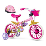 Bicicletinha Infantil Princesa Aro 12 Menina