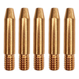 Bico De Contato Mig 1.0mm Rosca 5/16 X 43mm Com 5 Peças