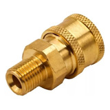 Bico Engate Rapido Adaptador 1/4 Dourado Detailer