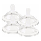 Bico Mamadeira Chicco New Step Up 4-6m Fluxo Ajustável C/4
