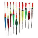 Biem 10 Pcs Balsa Pescaria Madeira Flutua Bobbers Bóia