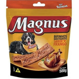 Bifinho Magnus Mastigáveis Sabor Frango Para Cães 500g